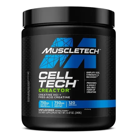 Suplemento Muscle Builder Muscletech Cell-tech Creactor 250