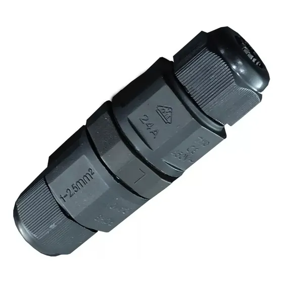 Conector Estanco Bipolar Para Cable Exterior De Foco Reflectores Ip68 Demasled