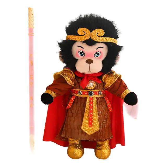 Peluche Black Myth Wukong Con Baculo