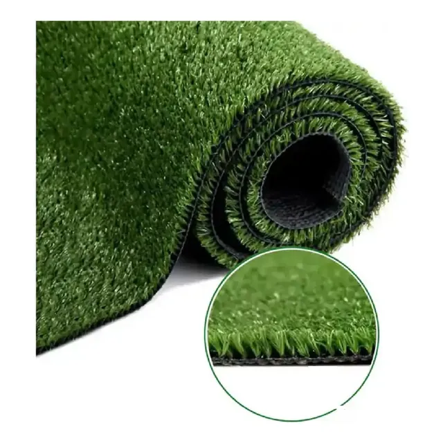 Cesped Sintetico 15mm Importado Greenland Rollo 4m² Verde