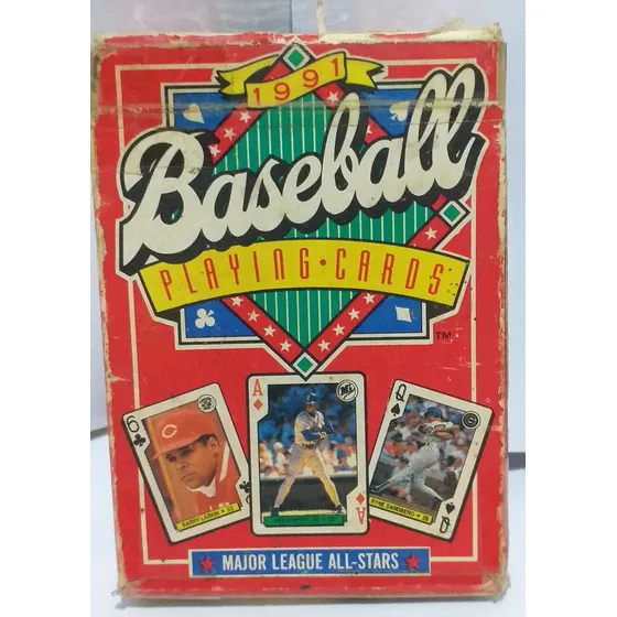 Juego Cartas De Poker De La Mlb 1991 All Stars Usa Original