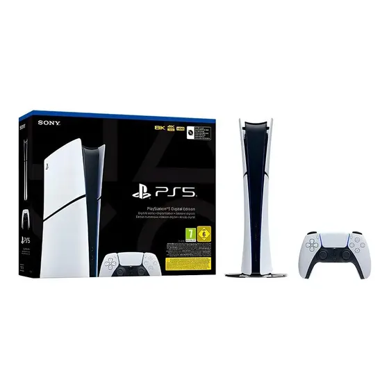 Consola Sony PlayStation 5 Slim Blanco 4K 825GB Digital | Cuotas sin interés