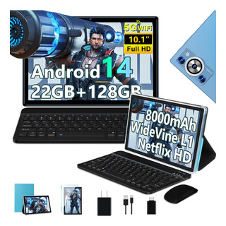 Tablet 10.1 Android 14 22+128gb 5g Bt5 8core 8000mah Teclado Tablet 10.1 Android 14 22+128gb 5g Bt5 8core 8000mah Teclado