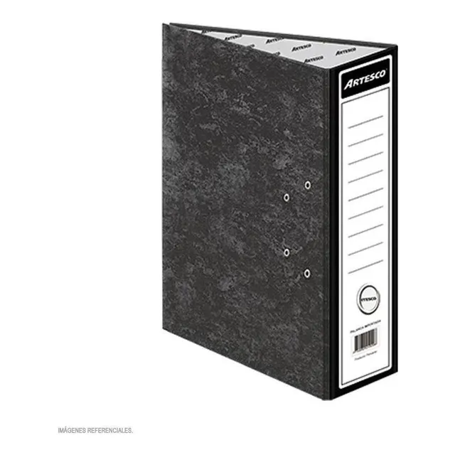 Archivador Cartón Oficio. Az-75 Con Caja Negro Artesco