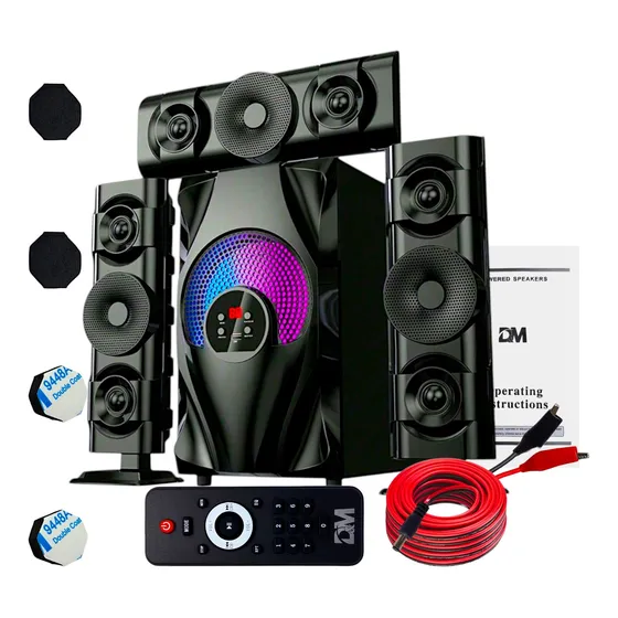 Minicomponente Bluetooth Con Luz Led Dm-a14