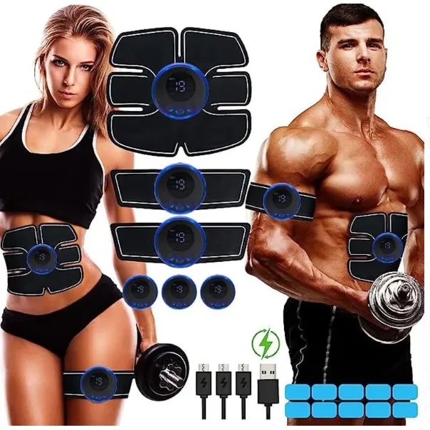 Estimulador Muscular Recargable Usb Brazos / Abdomen