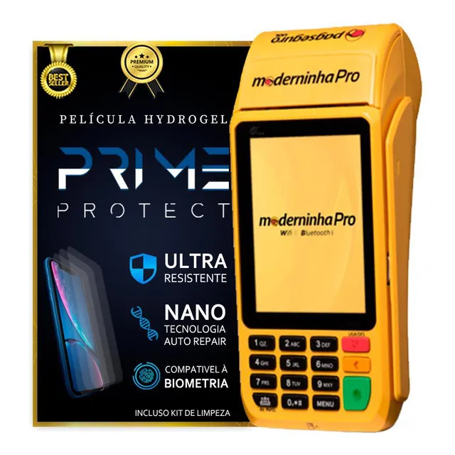 Película Hidrogel Fosca Maquina Pagseguro Moderninha Pro 2
