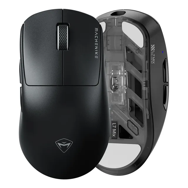 Mouse Gamer Inalambrico Machenike L7 Mix Rgb 26000 Dpi Negro