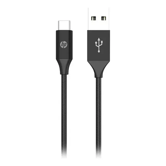 Cable Hp Usb Tipo-c 1mt Negro Dhc-tc102-1m Trenzado