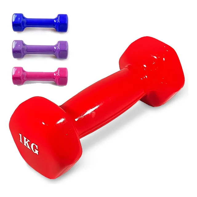 Mancuerna Vinilo 1k Entrenamiento Musculación Gym - Sportex