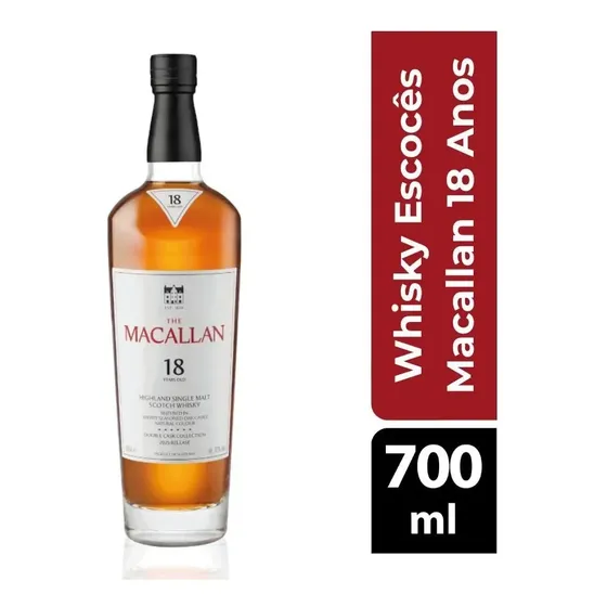 Whisky Escocês Macallan Double Cask 18 Anos 700ml