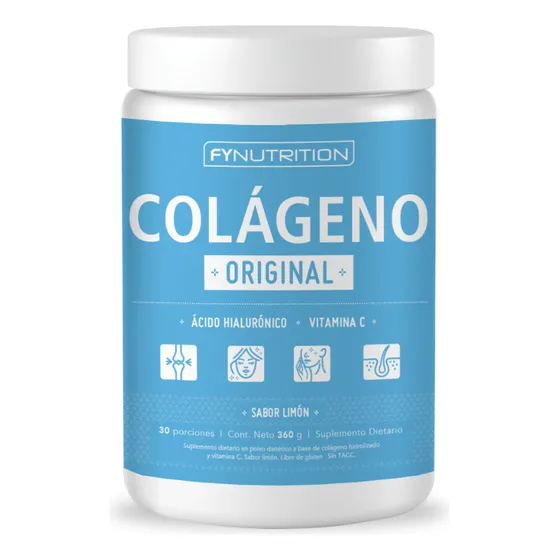 Fynutrition Pote de Colageno Hidrolizado En Polvo Sabor Limon X 360g