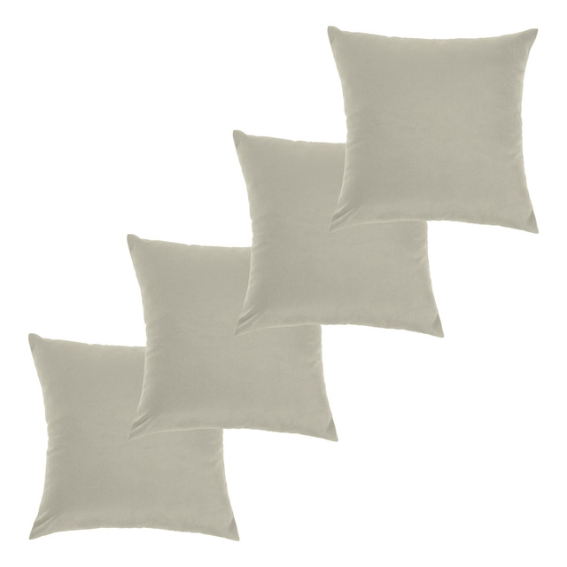 Kit 4 Capas De Almofadas Decorativas Suede 45x45 Com Ziper Kit 4 Capas De Almofadas Decorativas Suede 45x45 Com Ziper
