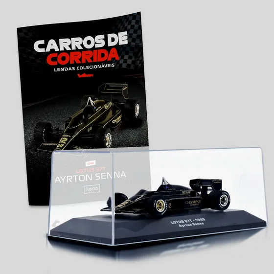 Luppa Carros De Corrida Lotus 97t - 1985  - Senna