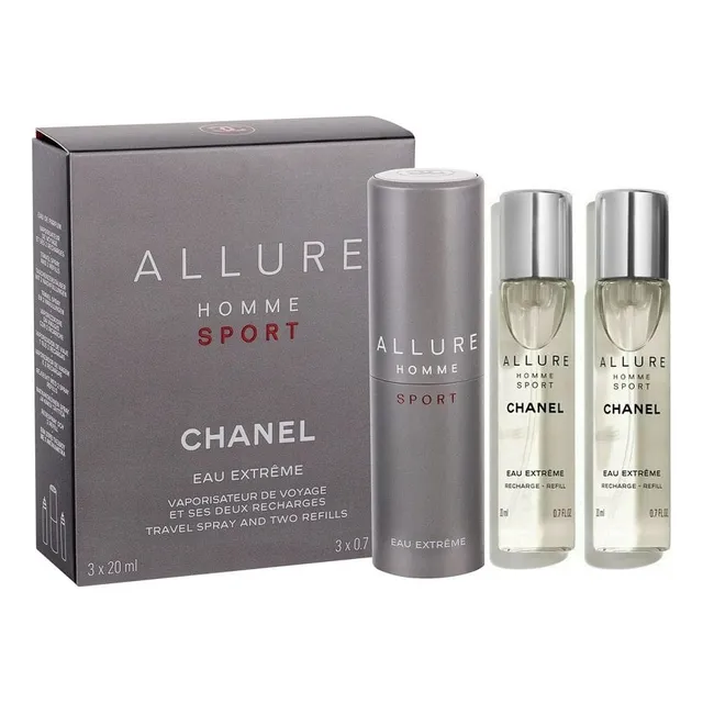 Chanel Allure Homme Sport Extrême 3x20ml Eau De Parfum Refil