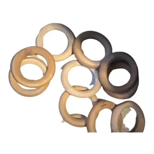 16 Argollas Madera  Para Cortinas Barrote 22 Mm