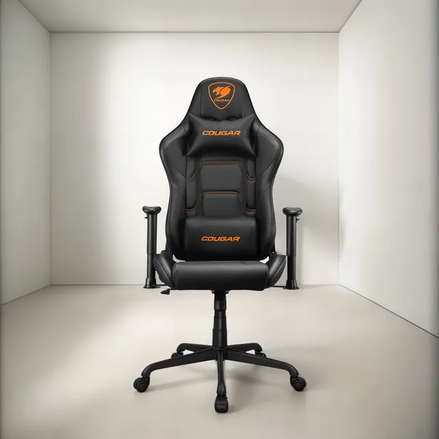 Silla Profesional Gamer Cougar Armor Elite Color Negro Material del tapizado Cuero