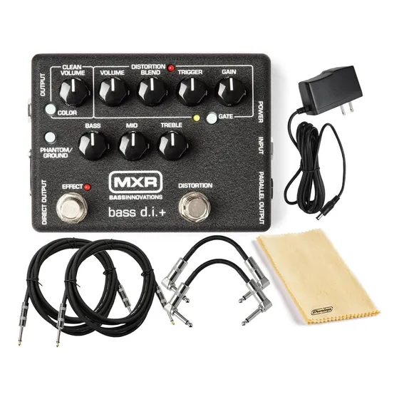 Mxr M80 Bass D.i.+ Plus Pedal De Efeitos De Distorção De Pré