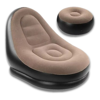 Poltrona Inflável Lounge C/ Puff Sofá Preguiçoso Confortável Poltrona Inflável Lounge C/ Puff Sofá Preguiçoso Confortável