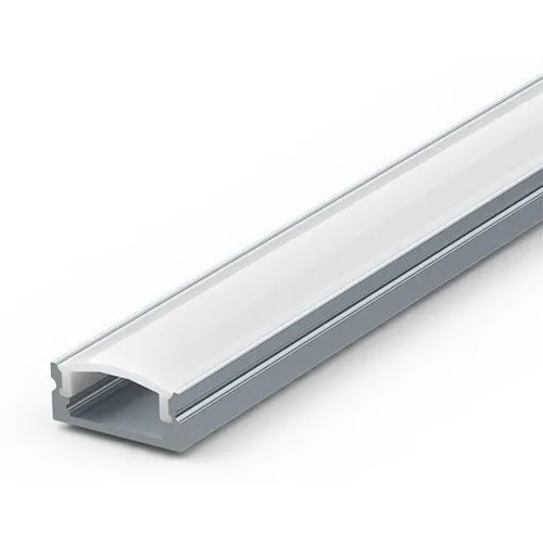 Perfil Aluminio Para Led Luz Cocina Superficial 3 Metros