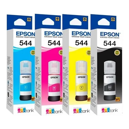 Tinta Para Impresora Epson 544 Pack 4 Botellas Diginet