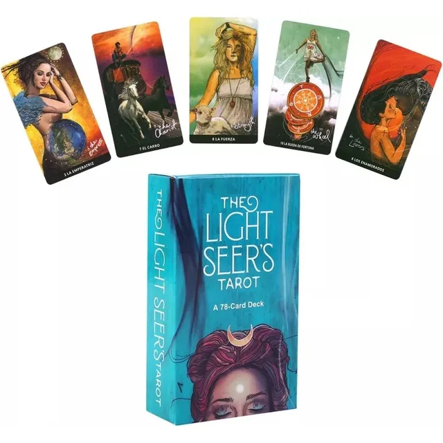 Tarot Light Seers 78 Cartas Arcanos Lectura Mazo