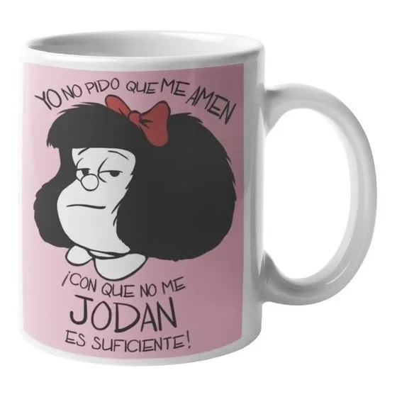 Taza De Mafalda De Cerámica Importada (varios Modelos)