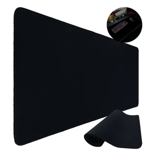 Mouse Pad Gamer 90x40 Escritório Alta Qualidade Preto Liso Isoprene Mouse Pad Gamer 90x40 Escritório Alta Qualidade Preto Liso Isoprene