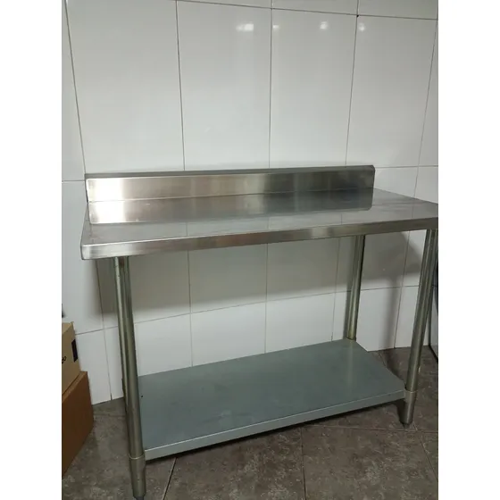 Mesón De Acero Inoxidable 120x80