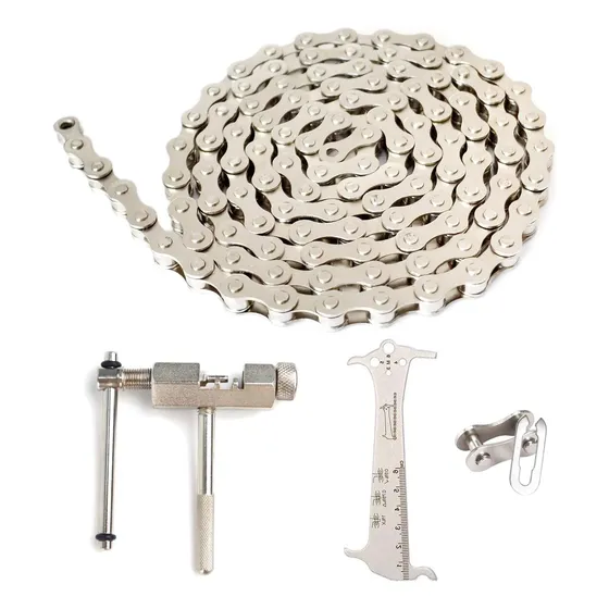 El Kit De Reparación De La Cadena De Bicicletas De Una Sola 