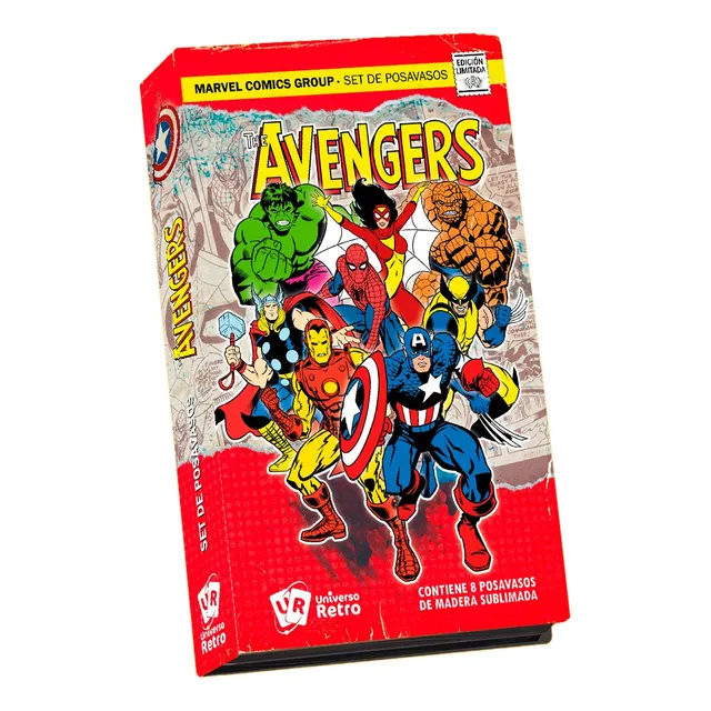 Posavasos Marvel Super Heroes Boxset X 8 Vhs Spiderman Hulk