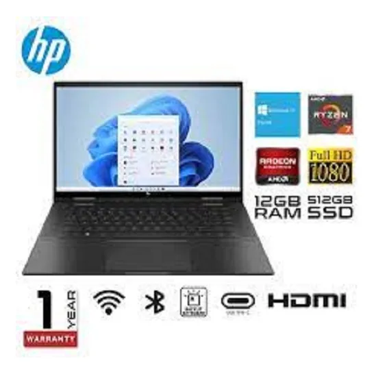 Laptop Hp X360 15-ey0023d Xr7 5825u 12gb 512gb Ssd Touch