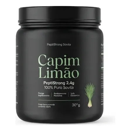 Peptistrong 2,4g 100% Puro Sovita 30 Doses Sabor Sem Sabor Sem Sabor