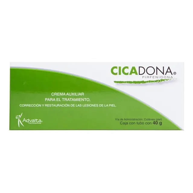 Cicadona Pirfenidona, Advaita Pharmaceuticals, Crema Auxilia