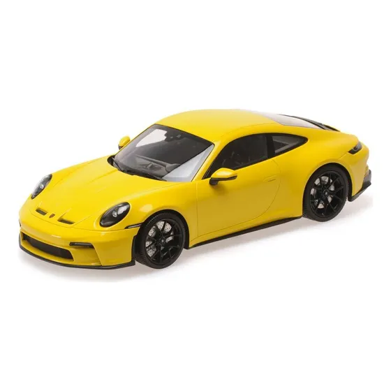 Miniatura Porsche 911 (992) Gt3 2022 1:18 Minichamps Amarelo