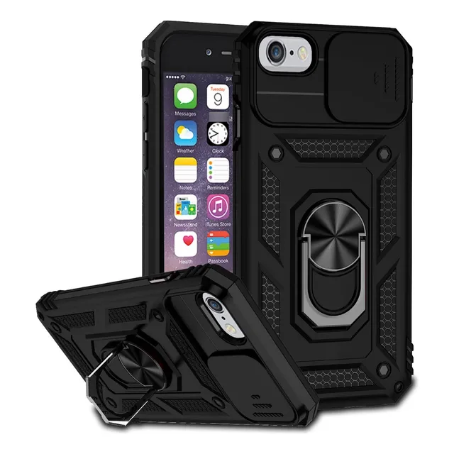 Armor Anillo Antishock Cubre Camara Deslizable Para iPhone