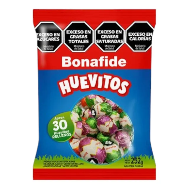 Huevos Rellenos Bonafide X30 Unidades Y 252grs Total