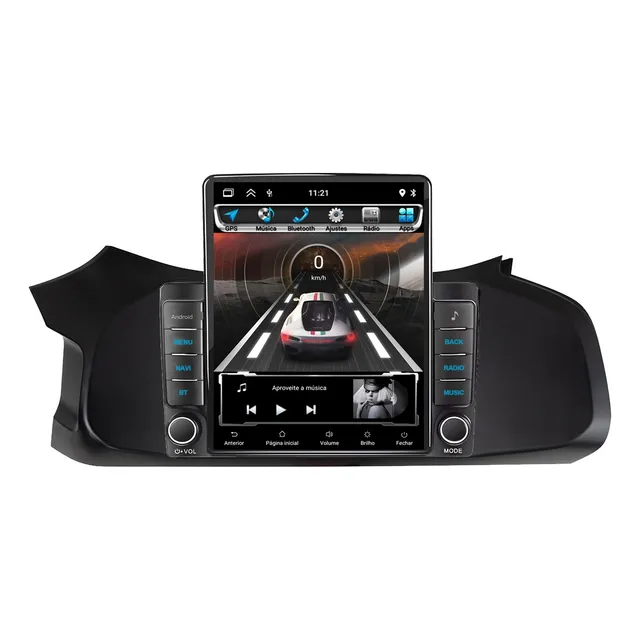 Multimidia Tesla Onix Joy 9,7p Android Carplay 64gb Voz