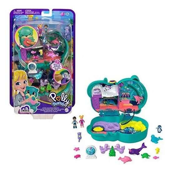 Juego De Acuario Con Micro Polly & Nicolas Dolls