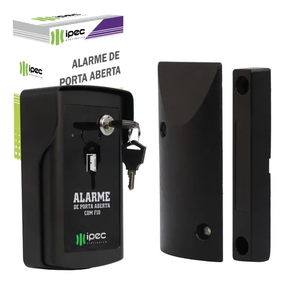 Alarme Porta Aberta E Janelas Com 1 Sensor Magnético Ipec