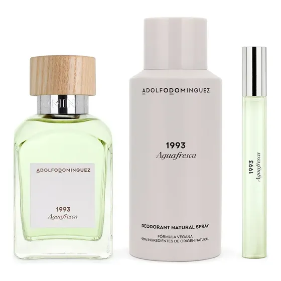 Perfume Agua Fresca Edt 120ml+10ml+ Desodorante- Adolfo Domínguez Distribuidor Autorizado - Distribuidor Autorizado