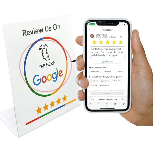 Tarjeta Nfc Para Review Reseña Tag 13.56 Compatible Google