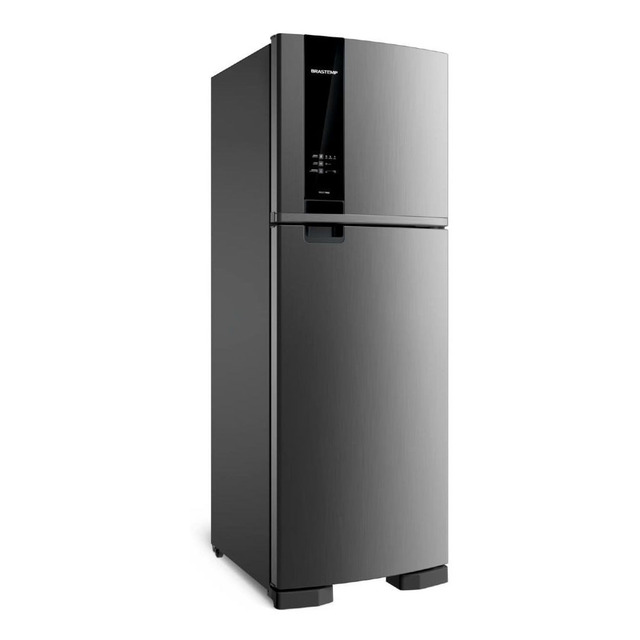 Geladeira Frost Free Duplex 375 L Brm45jk Inox Brastemp