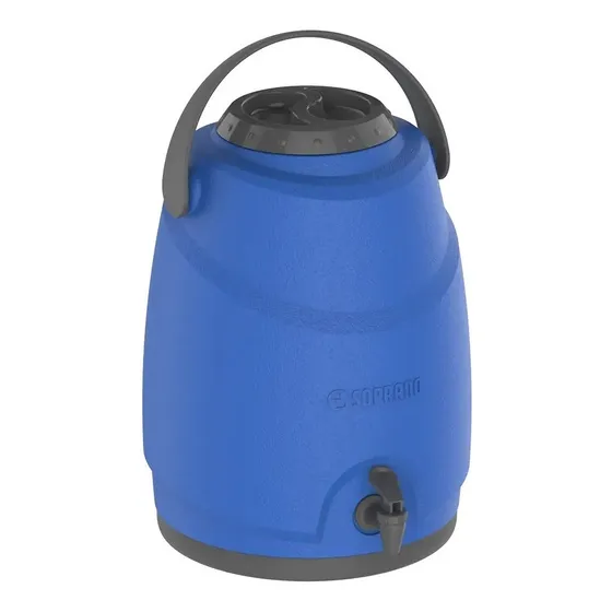 Soprano Garrafa Botijão Térmico Tripé Aspen 12 Litros Cor Azul