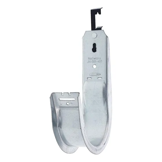 Soporte De Cable De Acero Galvanizado De 10 Cm Con Clips 25