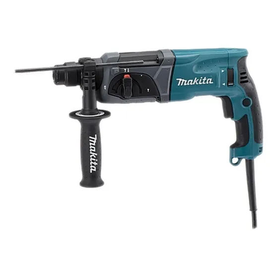 Rotomartillo electroneumático Makita Industrial HR2470 azul con 800W de potencia 220V