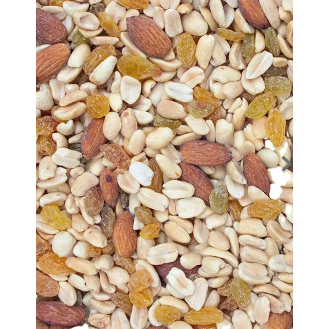 Frutos Secos Mix Trio Tostado 1kg - Maní, Almendra, Pasa