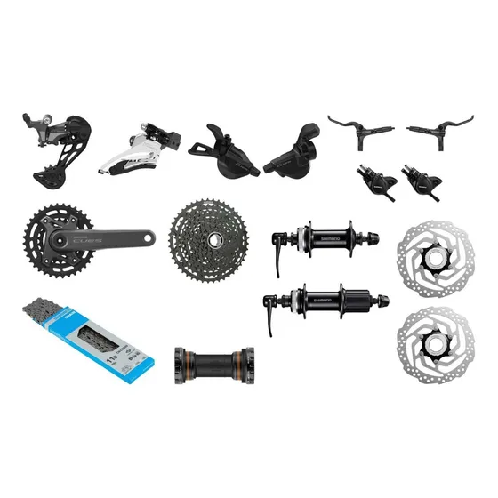Grupo Shimano Cues U6000 Mtb 2x11 Vel Hidraulico Mtb Biplato