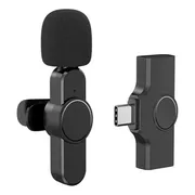 Plug Play Lavalier Microfono Inalambrico Para Android Usb-c