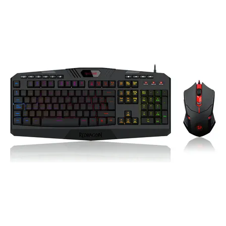 Kit Teclado Y Mouse Gamer Redragon S101-3-sp K530rgb + M601